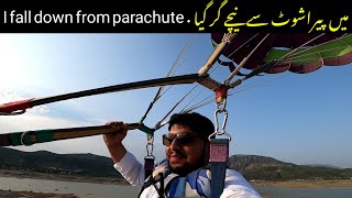 BAD Experience  I fall down from parachute  Parasailing in Khanpur dam  Pakistan travel [upl. by Alice]