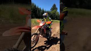 Drifting a KTM 300XCW Two Stroke [upl. by Tobit]