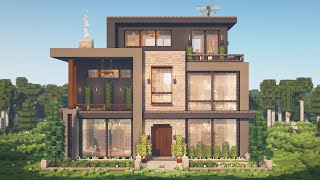 How to Build the Ultimate Modern House  Interior in Minecraft • Tutorial [upl. by Tterrag]