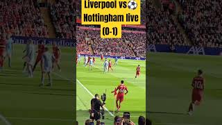 Liverpool vs Nottingham Forest 𝗟𝗶𝘃𝗲 Score Updates 01Liverpool vs Nottingham Forest epl fypage [upl. by Laehplar]