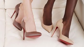 Very Cool Design Ideas Of Stiletto Pumps Shoes For WomenComfortable Walking Heels Shoes [upl. by Benn]