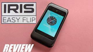 REVIEW IRIS Easy Flip  Classic Flip Phone Secretly Running Android Consumer Cellular [upl. by Alisan]