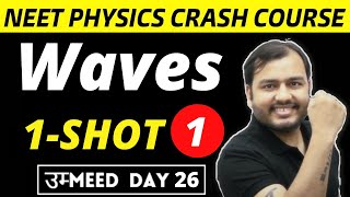 WAVES IN ONE SHOT  PART 1  All Concepts  Shortcuts and PYQs  NEET Physics Crash Course [upl. by Fonda118]