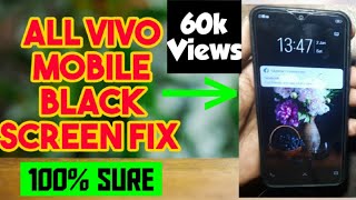 Vivo Mobile Black Screen Problem Fix All Vivo Mobile Black Display Solution [upl. by Hardman423]