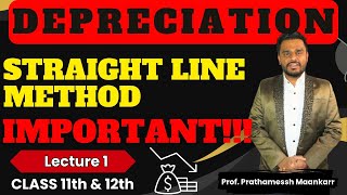 ❌DEPRECIATION STRAIGHT LINE METHOD ❌LECTURE 1 ‼️IMPORTANT‼️ [upl. by Aicemaj]