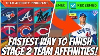 How To Complete New Stage 2 Team Affinity FAST HUGE New Tips MLB The Show 20 Diamond Dynasty [upl. by Saxon384]