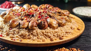 Lebanese rice with chicken  quick crowd pleasing dish  game day meal [upl. by Yendic500]