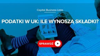 Podatki w Wielkiej Brytanii Ile wynoszą składki na ubezpieczenie społeczne w UK 2016 [upl. by Waldner]