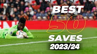 Best 50 Goalkeeper Saves 202324  HD 21 [upl. by Asehr]