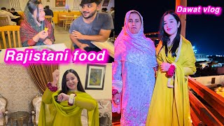 Indian rajistani food  Karachi m pehli dawat  sitara yaseen vlog [upl. by Monroy]