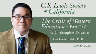 The Crisis of Western Education by Christopher Dawson  Presentation by José M J Yulo Part 22 [upl. by Nairret]