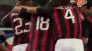 RONALDINHO GOAL  DERBY 2008 MILAN INTER 10 [upl. by Tedie]