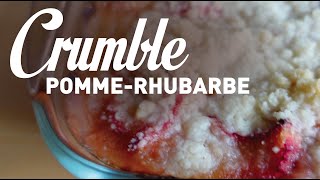 Crumble pomme rhubarbe [upl. by Beverlee750]