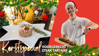 Kerstspecial Voorgerecht Steak Tartaar [upl. by Jempty360]