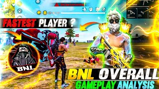 Analysis of BNL Gameplay  Fastest Player   BNL Gameplay analysis by Pri Gaming [upl. by Nyleuqcaj]