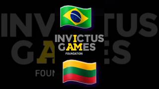 Welcome 🇧🇷 and 🇱🇹 to the Invictus Game InvictusGames fyp sussexsquad princeharry [upl. by Anaehr935]